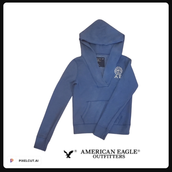 American Eagle Outfitters Sweaters - American Eagle Outfitters blue pullover sweater (size: xs)